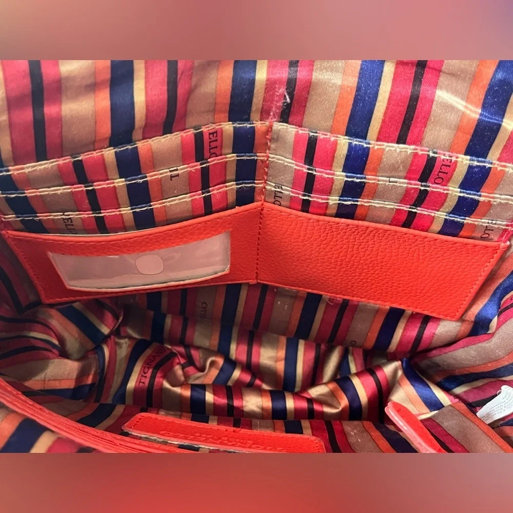 TIGNANELLO CORAL COLORED HANDBAG